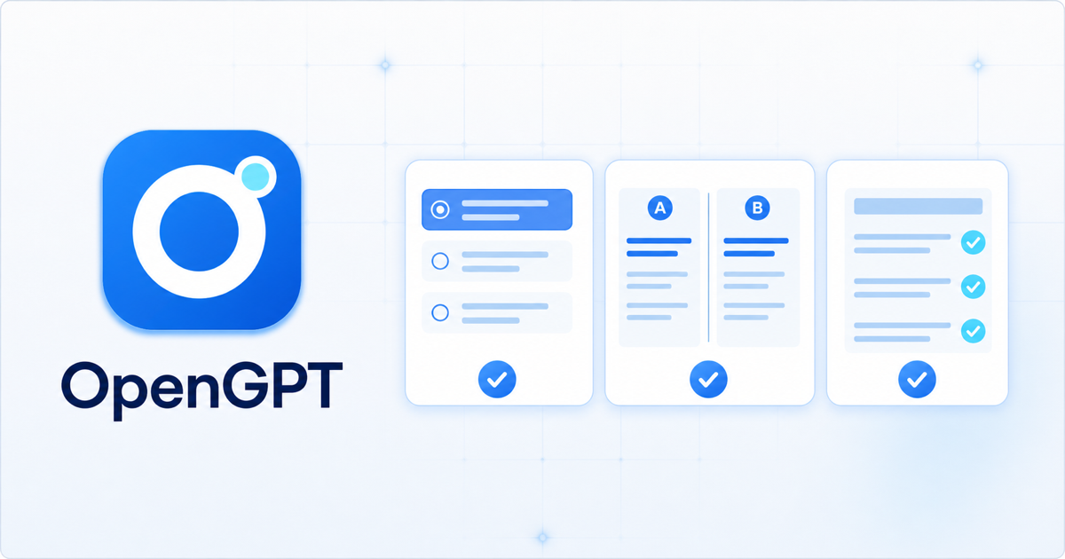 OpenGPT screenshot 1
